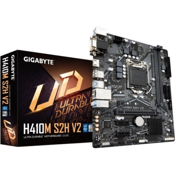 Gigabyte Motherboard H410M S2H V2,1200 ,Matx - (GAH41M2H2-00-G)