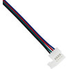GloboStar ������������� ����������� IP20 - Strip To Power Connector 4 Pin Male ��� ����� 1 x Rgb ������ Led ������� 10mm - (70691)