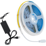GloboStar ��� ������ Cob Led 5m 48W/5m 308LED/m 768lm/m 120� Dc 12V IP20 �� ����������� ����� ����� 2700K - (70415)