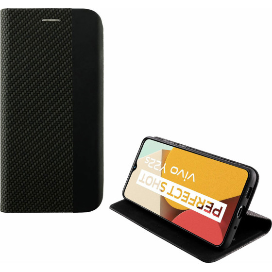 Idol 1991 ���� Vivo Y22s 6.55'' Elite ANTI-Rfid Book Stand BLACK - (5205308326561)