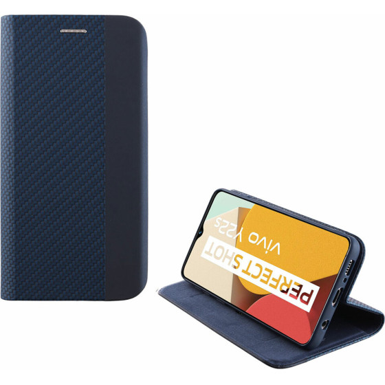 Idol 1991 ���� Vivo Y22s 6.55'' Elite ANTI-Rfid Book Stand BLUE - (5205308326578)