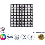 GloboStar Digital Pixel Addressable Plate - ������� ������� Led Smd 5050 15.3W/m 64LED/Unit 64PIXEL/Unit SPI/Ttl Protocol Ic WS2812/SK6812 1224lm/Unit 120� Dc 5V IP20 Rgb - ����� ���� - �80 x �80 x �2mm - 5 ������ ������� - (90607)