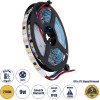 GloboStar Digital Pixel Addressable Strip - Led Smd 5050 9W/m 30LED/m 30PIXEL/m SPI/Ttl Protocol Ic TM1908 810lm/m 120� Dc 12V IP20 ����� ����� 2700K - ����� ���� - �5000 x �10 x �2mm - ���������� 5 ������ - 5 ������ ������� - (90598)