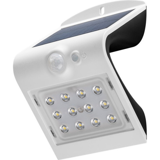 Goobay 45802 Led Solar Wall Light With Motion Sensor 1.5W, WHITE