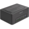DeLock Docking Station Clone function, 2x HDD, CF/SD, 5Gbps, ����� - (64183)