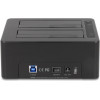 DeLock Docking Station Clone function, 2x HDD, CF/SD, 5Gbps, ����� - (64183)