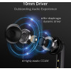 QCY T13 Anc Black - Tws 10mm Dynamic Driver, 4-Mic 28dB ANC, Bluetooth 5.3, 7hr-30hr, 75ms Latency - (6957141407882)
