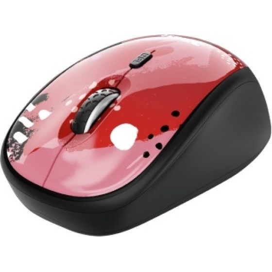 Trust Wireless Mouse Yvi Red - (24440)