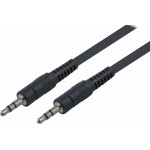 Powertech ������� Stereo 3.5mm AUX, Nickel plated, 3m, ����� - (CAB-J007)