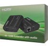 Powertech Hdmi Video Extender ���� cat-5e/cat-6e, 4K, 120m - (CAB-H075)