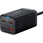 Baseus GaN3 Pro Desktop Fast Charger 2xType-C/2xUsb 65W Black - (CCGP040101)