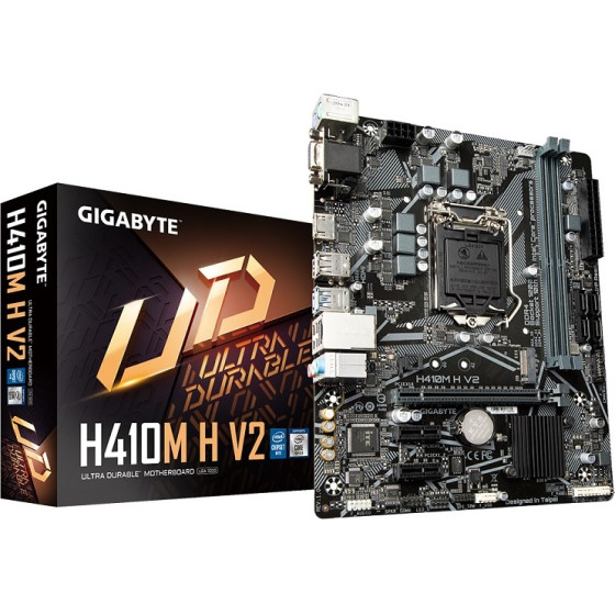 Gigabyte Motherboard H410M H V2,1200 ,Matx - (GAH41MHV2-00-G)