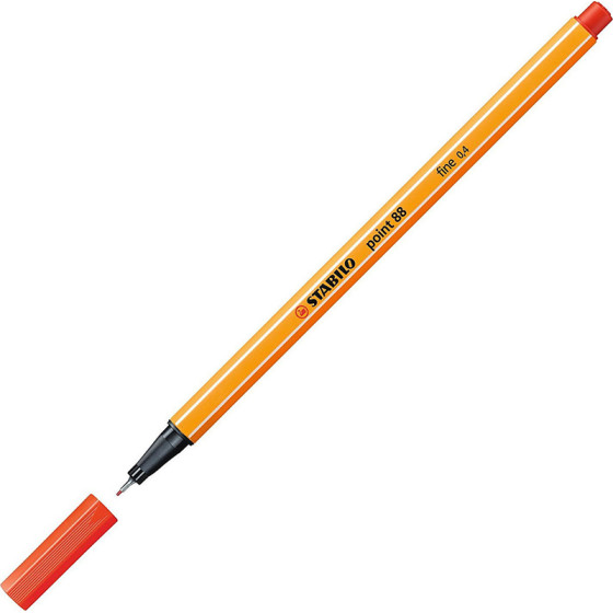 Stabilo Point ���������� ������� 88 0.4 Mm (Light Red) - (88/48)
