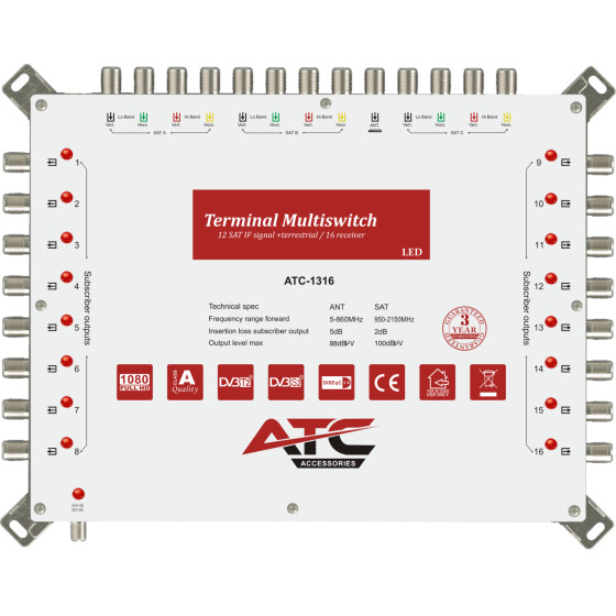 ATC ������������� (3 Sat + 1 Ter / 16 ������) - (ATC-1316)