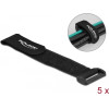 DeLock ������� ����� Velcro 190 x 25mm, ������, 5��� - (19531)