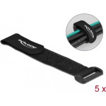 DeLock ������� ����� Velcro 190 x 25mm, ������, 5��� - (19531)