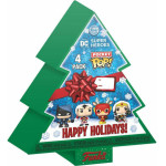 Funko Pocket Pop! 4-Pack Marvel - Happy Holidays Tree Box (Glows in the Dark) (Diamond Collection) Vinyl Figures Keychain