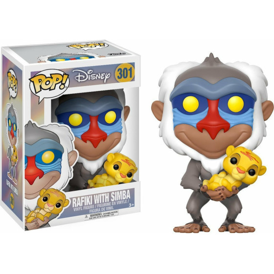 Funko Pop! Disney: The Lion King - Rafiki With Simba #301 Vinyl Figure