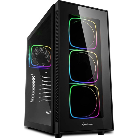 Sharkoon TG6 Rgb Midi Tower ����� - (TG6RGB)