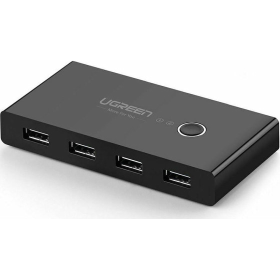 Ugreen Sharing Box Usb 2.0 Hub 4 ����� �� ������� USB-A - (30767)