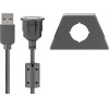 Goobay ������� Usb 2.0 �� Usb (F) �� bracket, copper, 2m, ����� - (93351)