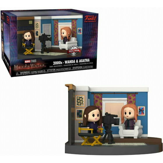Funko Pop! Mini Moments: WandaVision - 2000s - Wanda and Agatha (Special Edition) Vinyl Collectibles