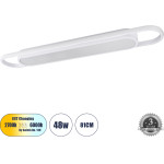 GloboStar Igor ��������� ������ Linear Design Led Cct 48W 5760lm 210� Ac 220-240V - �������� �������� ���� �������� On/Off All In One ����� 6000k+������ 4500k+����� 2700k �81 x �13 x �4.5cm - ����� - 3 Years Warranty - (61219)