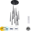 GloboStar Tears �������� ��������� ������ Design Led Cct 36W 3960lm 180� Ac 220-240V - �������� �������� ���� ���������������� All In One ����� 6000k+������ 4500k+����� 2700k Dimmable �60 x �51.5cm - ����� - 3 Years Warranty - (61313)