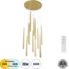 GloboStar Tears �������� ��������� Design Led Cct 36W 3960lm 180� Ac 220-240V - �������� �������� ���� ���������������� All In One ����� 6000k+������ 4500k+����� 2700k Dimmable �60 x �51.5cm - ����� �������� - 3 Years Warranty - (61314)