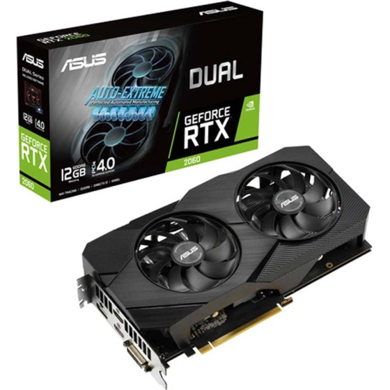Asus Geforce Rtx 2060 Dual Evo 12GB GDDR6 - (90YV0CH6-M0NA00)
