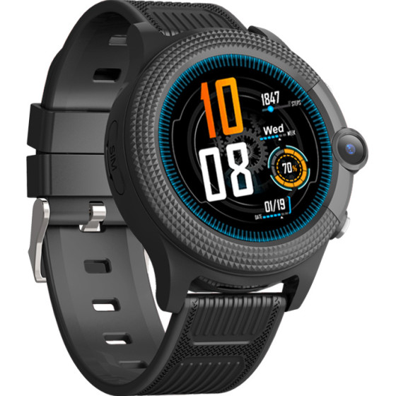 INTIME Gps Smartwatch ��� ������ 1.28'', camera, 4G, IPX7, ����� - (IT-051)