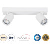 GloboStar Leonardo �������� ��������� ������ ���� �� ��������� ���� Led Spot Downlight 20W 2400lm 60� Ac 220-240V IP20 �32 x �7 x �11.8cm - ����� - ������ ����� 4500K - Bridgelux Cob - 5 Years Warranty - (60347)