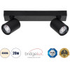 GloboStar Leonardo �������� ��������� ������ ���� �� ��������� ���� Led Spot Downlight 20W 2400lm 60� Ac 220-240V IP20 �32 x �7 x �11.8cm - ����� - ������ ����� 4500K - Bridgelux Cob - 5 Years Warranty - (60346)
