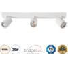 GloboStar Leonardo �������� ��������� ������ ���� �� ��������� ���� Led Spot Downlight 30W 3600lm 60� Ac 220-240V IP20 �52 x �7 x �11.8cm - ����� - ������ ����� 4500K - Bridgelux Cob - 5 Years Warranty - (60349)