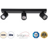 GloboStar Leonardo �������� ��������� ������ ���� �� ��������� ���� Led Spot Downlight 30W 3600lm 60� Ac 220-240V IP20 �52 x �7 x �11.8cm - ����� - ������ ����� 4500K - Bridgelux Cob - 5 Years Warranty - (60348)