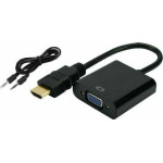 Adaptor Hdmi �� Vga + Audio 0.2m
