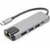 ���������� 4in1 Type-C To Hdmi RJ45 USB3.0 PD