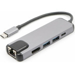 ���������� 4in1 Type-C To Hdmi RJ45 USB3.0 PD