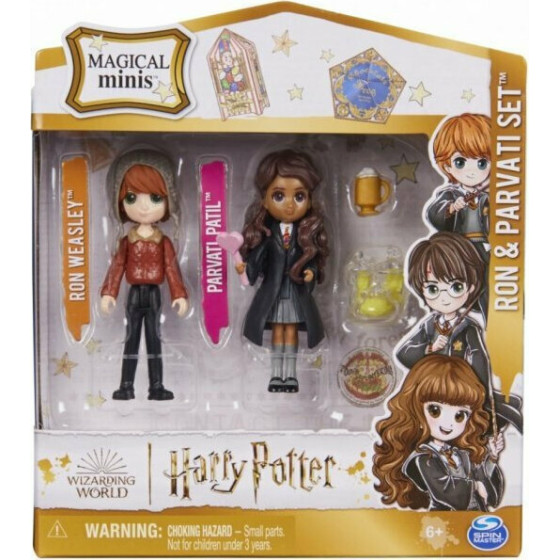 Spin Master Wizarding World Harry Potter: Ron Parvati Set Magical Minis (6064902)