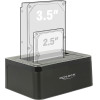 DeLock Docking Station Clone function, 2x HDD/SSD, 6Gb/s, ����� - (62661)