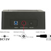 DeLock Docking Station Clone function, 2x HDD/SSD, 6Gb/s, ����� - (62661)