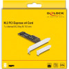 DeLock ����� ��������� Pcie x4 �� M.2 M Key 110mm Nvme - (89836)
