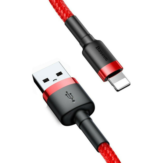 Baseus Braided Usb To Lightning Cable ������� 2m - (CALKLF-C09)