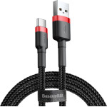 Baseus Cafule Braided Usb 2.0 Cable USB-C Male - USB-A Male ����� 0.5m - (CATKLF-A91)