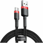 Baseus Cafule Braided Usb 2.0 Cable USB-C Male - USB-A Male ����� 2m - (CATKLF-C91)