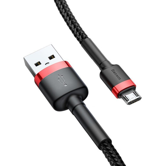 Baseus Cafule Braided Usb 2.0 To Micro Usb Cable ����� 3m - (CAMKLF-H91)