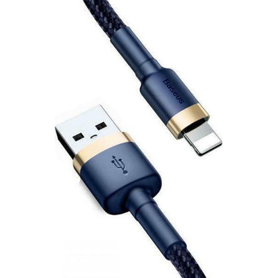 Baseus Cafule Braided Usb To Lightning Cable ���� 2m - (CALKLF-CV3)