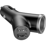 Baseus ��������� ����������� ������ ��������� ������� 3.4A �� �����: 2xUsb 1x�������� - (CCALL-YX01)