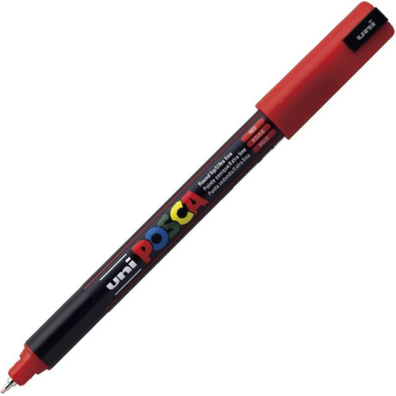 Uni-Ball ���������� Posca Pc-1Mr Extra Fine Red (PC1MREXFR)