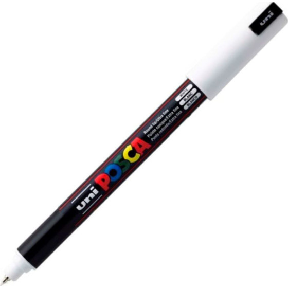 Uni-Ball ���������� Posca Pc-1Mr Extra Fine White (PC1MREXFWH)